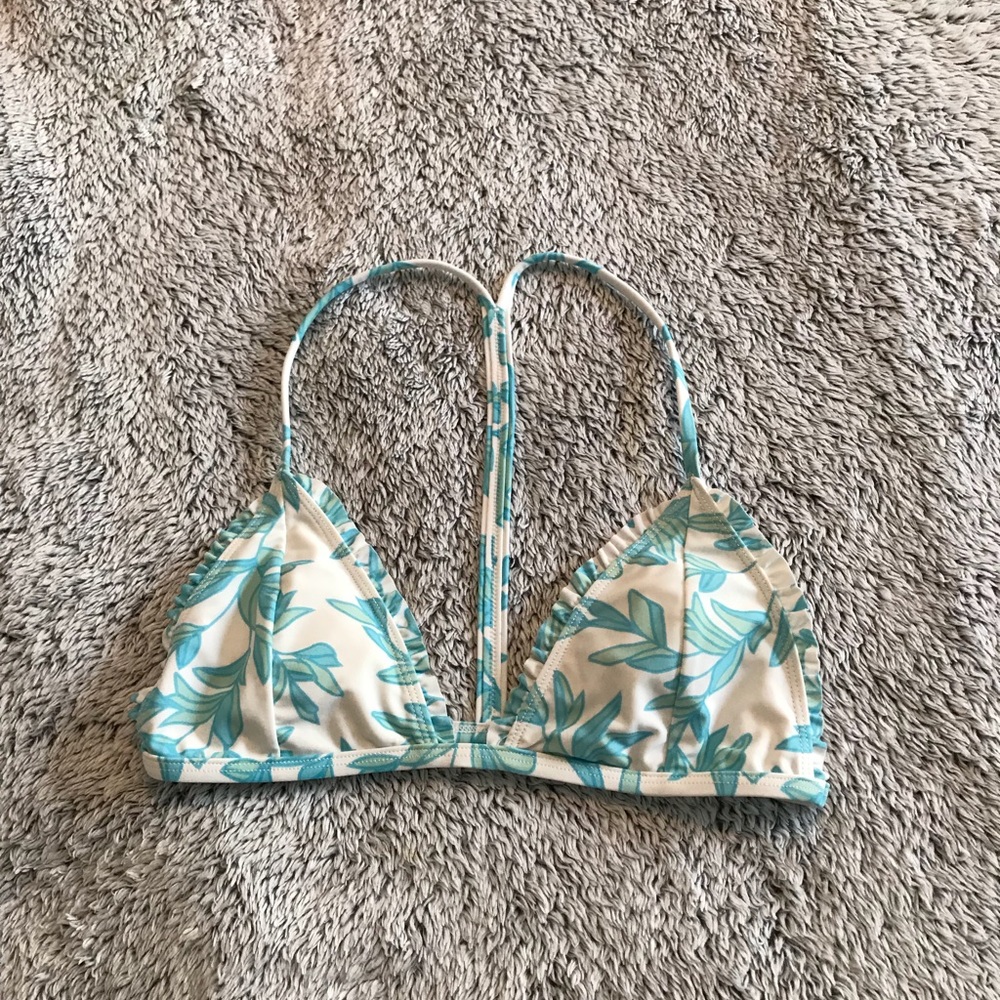 Floral bikini top
